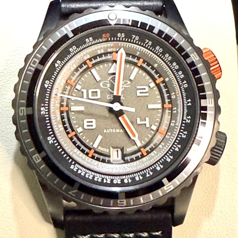 Gevril GV2 Contrasecondi Date Designer Sports Classic Mens Watch